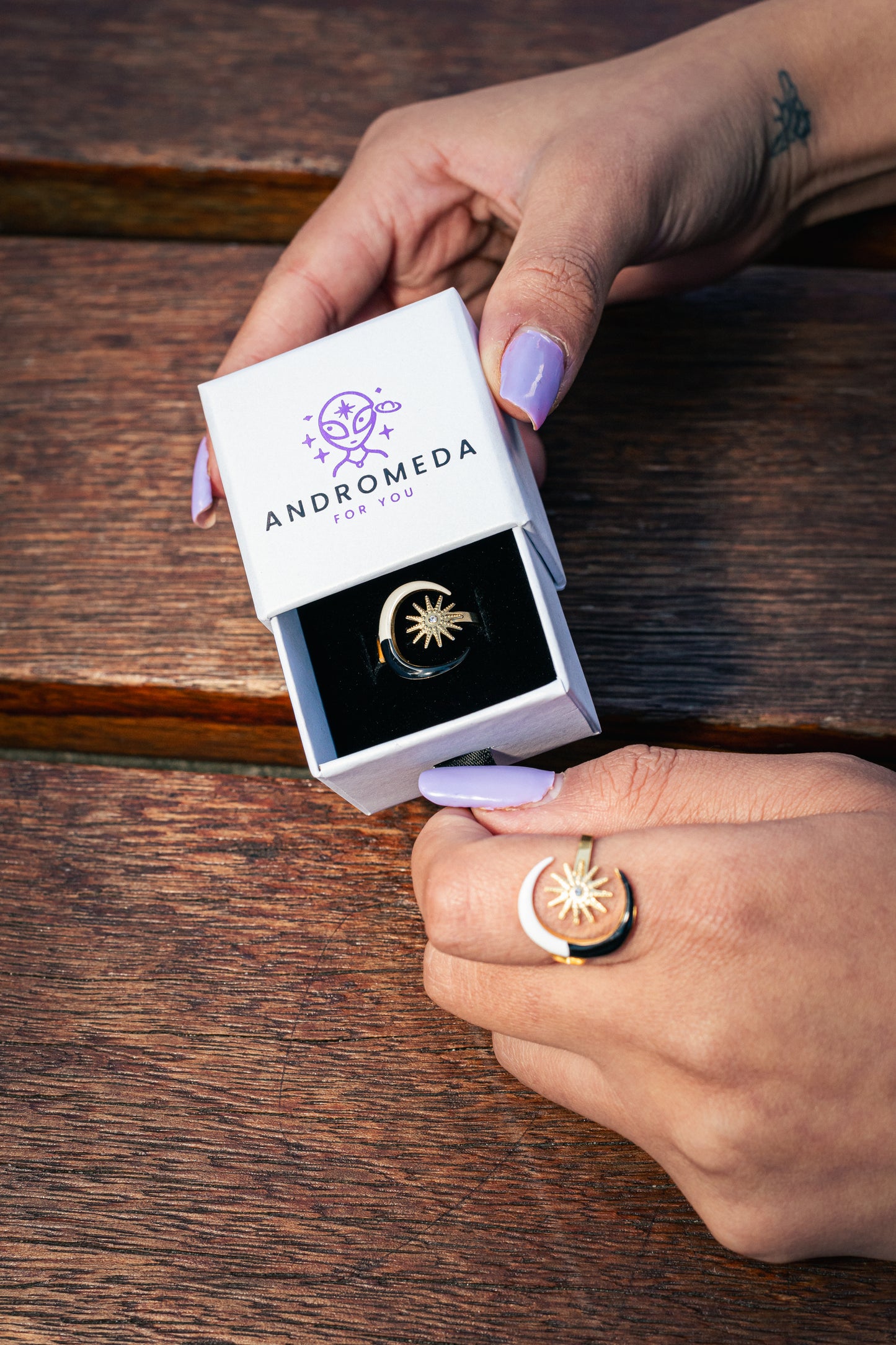 Anillo Eclipse Dorado